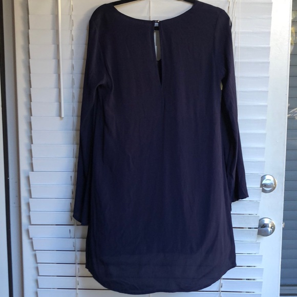 ASTR Navy Blue Long Sleeve dress - Picture 2 of 2